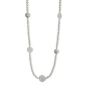 PERLENKETTE-LANG-CRYSTAL/G